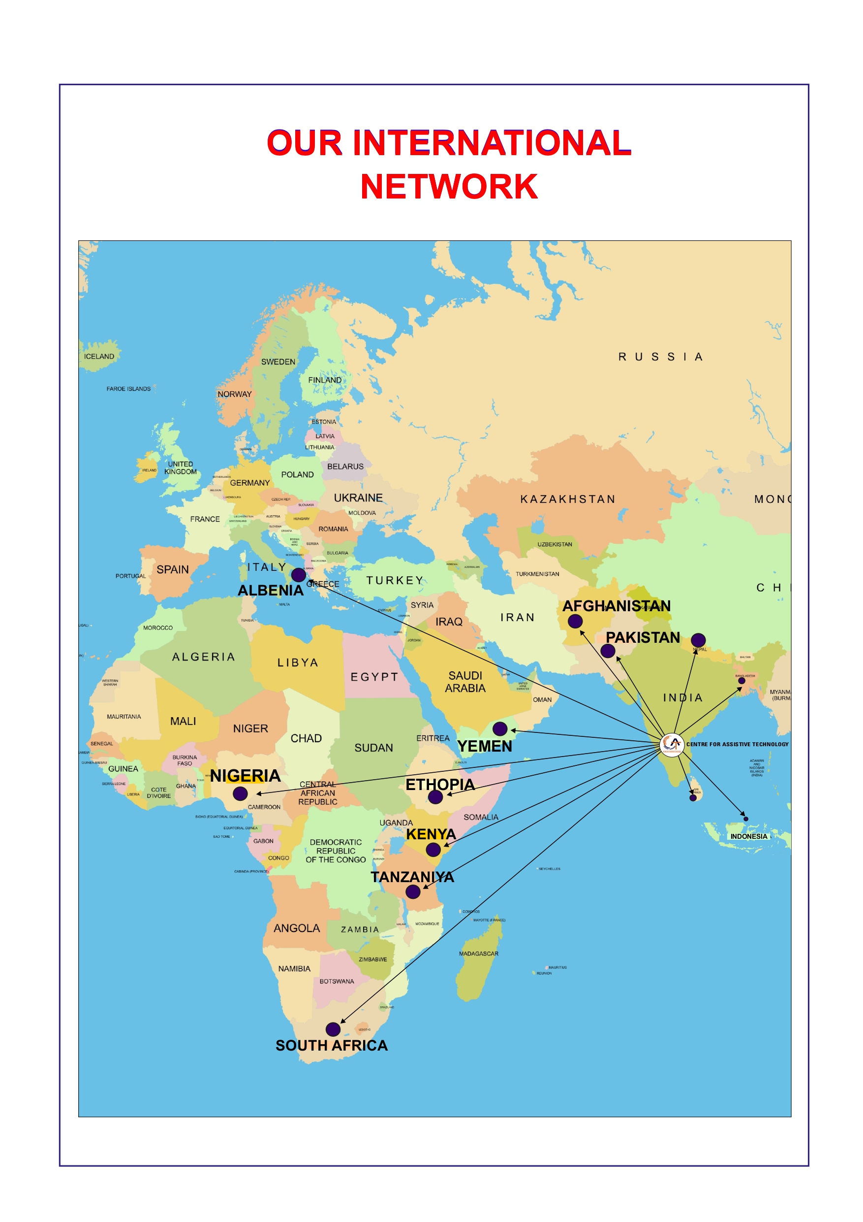CAT International Presence Map